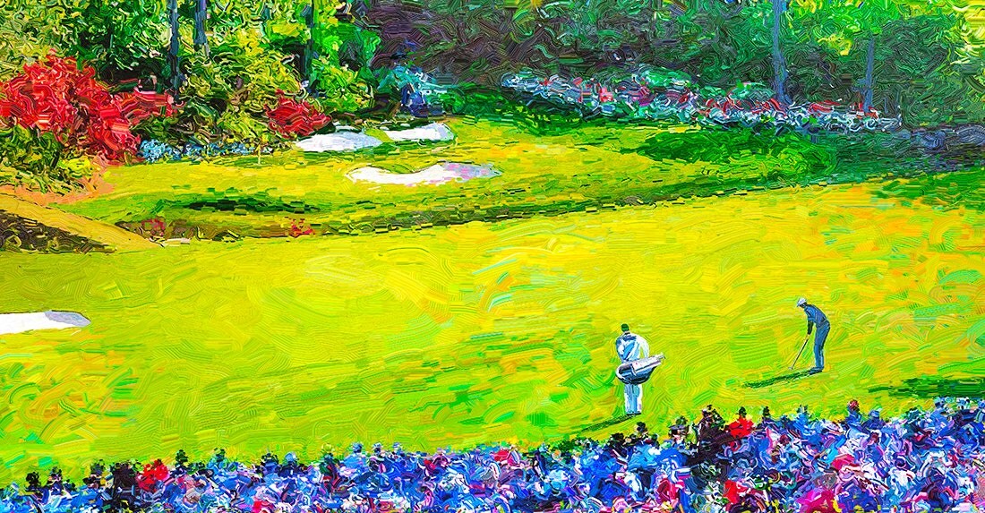 Augusta Master's Golf Fine Art Canvas Print