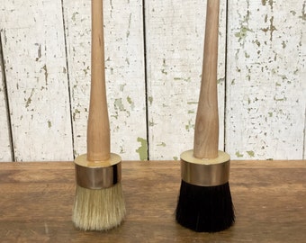 Waxing Brush - Refinishing Wood Furniture - Furniture Wax Tools - Paste Wax Brush - Clear Wax Brush - Dark Wax Brush - Furniture Wax Brush