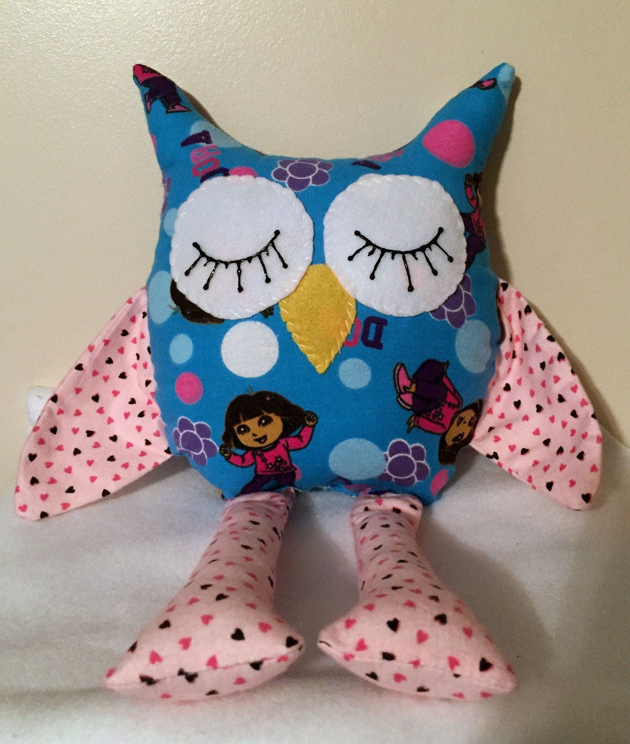 Stuffed Dora Owl / Owl Decor / kids Gifts / Christmas gifts
