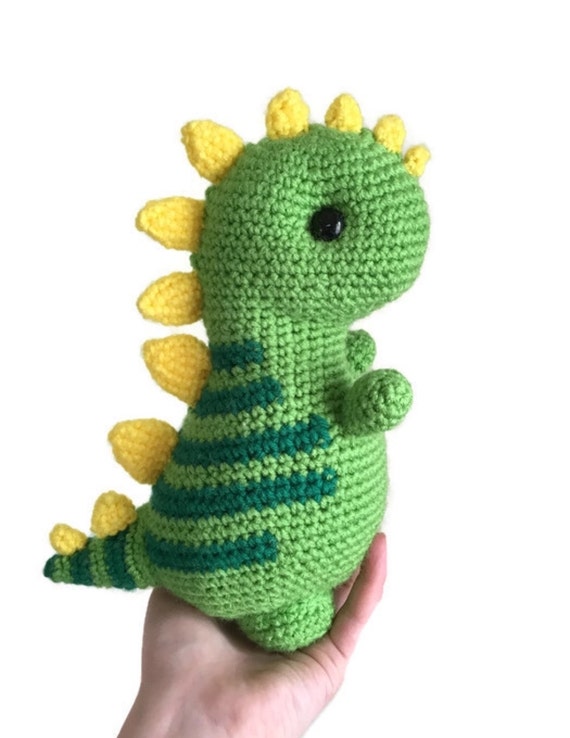 crochet dino plush