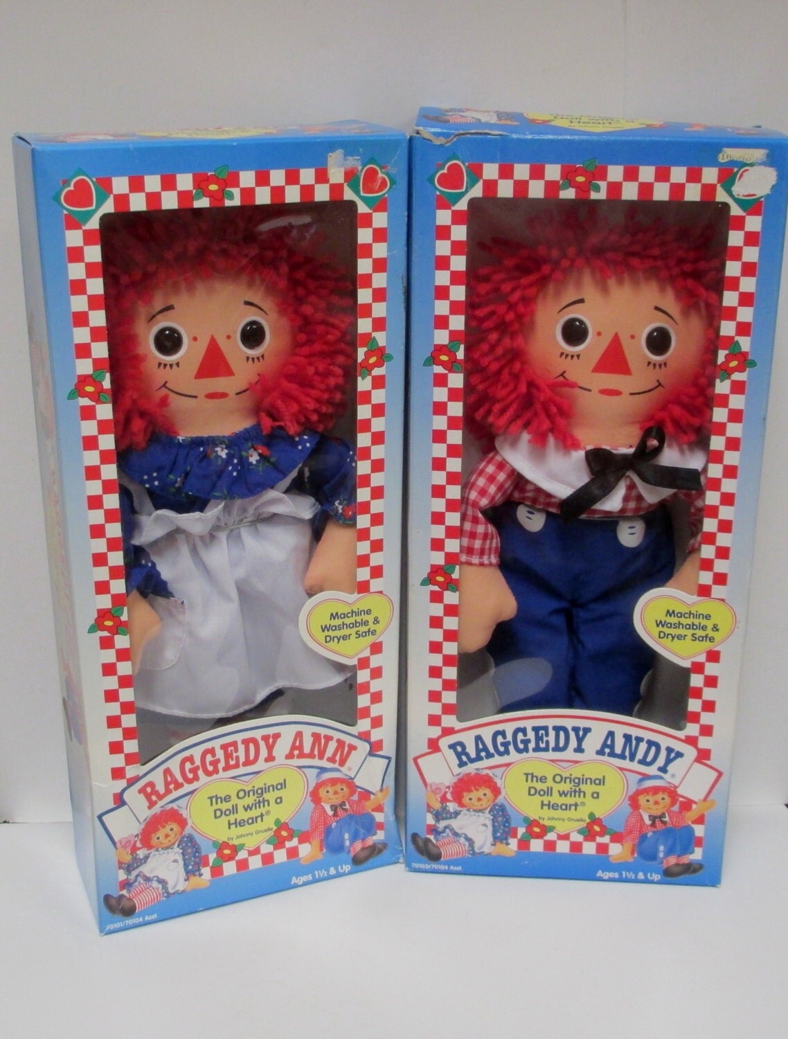 raggedy ann & raggedy andy dolls