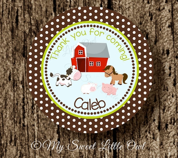 Barnyard label - farm label - barnyard sticker - farm printable label ...