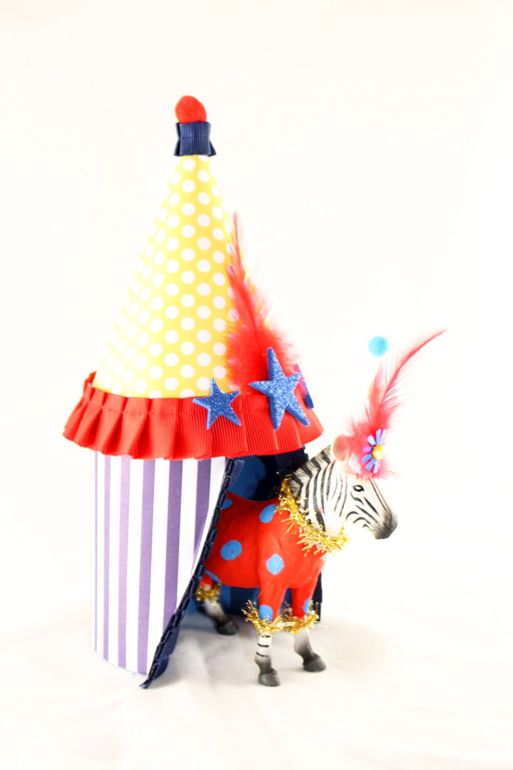  Circus  Animal Tent  Cake  Topper 