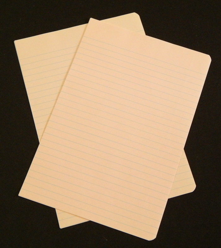 Vintage Pink Notebook Paper Pink Lined Paper Note Paper 