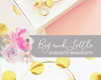 Sorority Jewelry Big Little Gifts Big Little Reveal Gift Big Little Sorority Gifts (EB3144WC) Sorority Bracelet