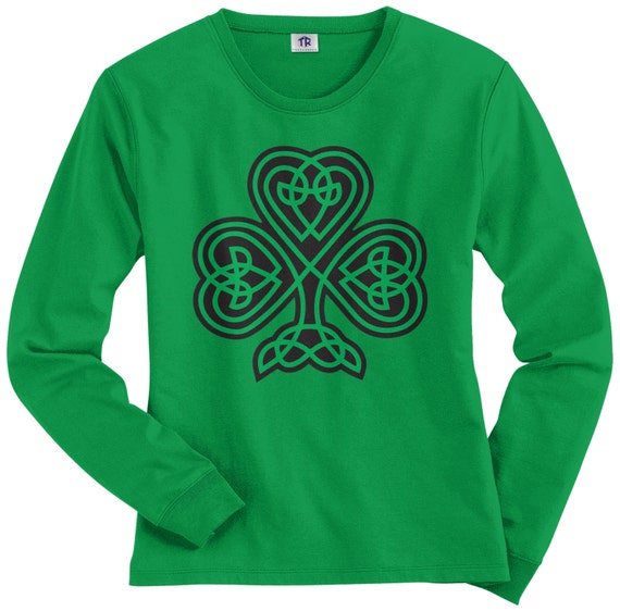Celtic Shamrock Women's Long Sleeve T-shirt