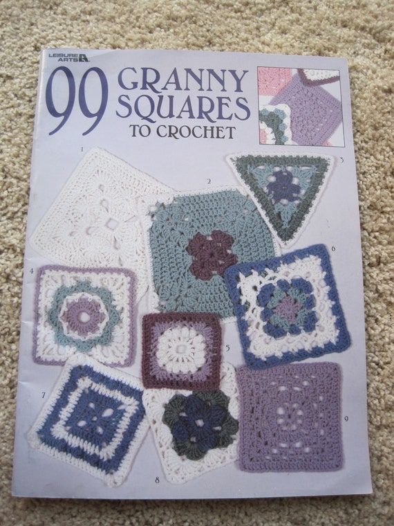 Crochet Pattern Book 90 Granny Squares to Crochet Leisure