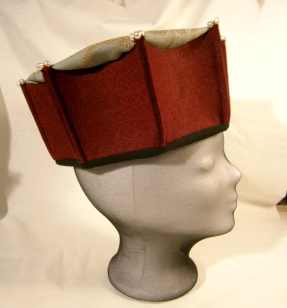 Items similar to Medieval Cap, Men's Medieval Hat, Manesse Cap, Ren Faire, LARP hat's on Etsy