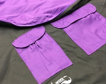Marine Canvas - Hula Hoop Bag - Pick your size - inside divider - zippered pockets