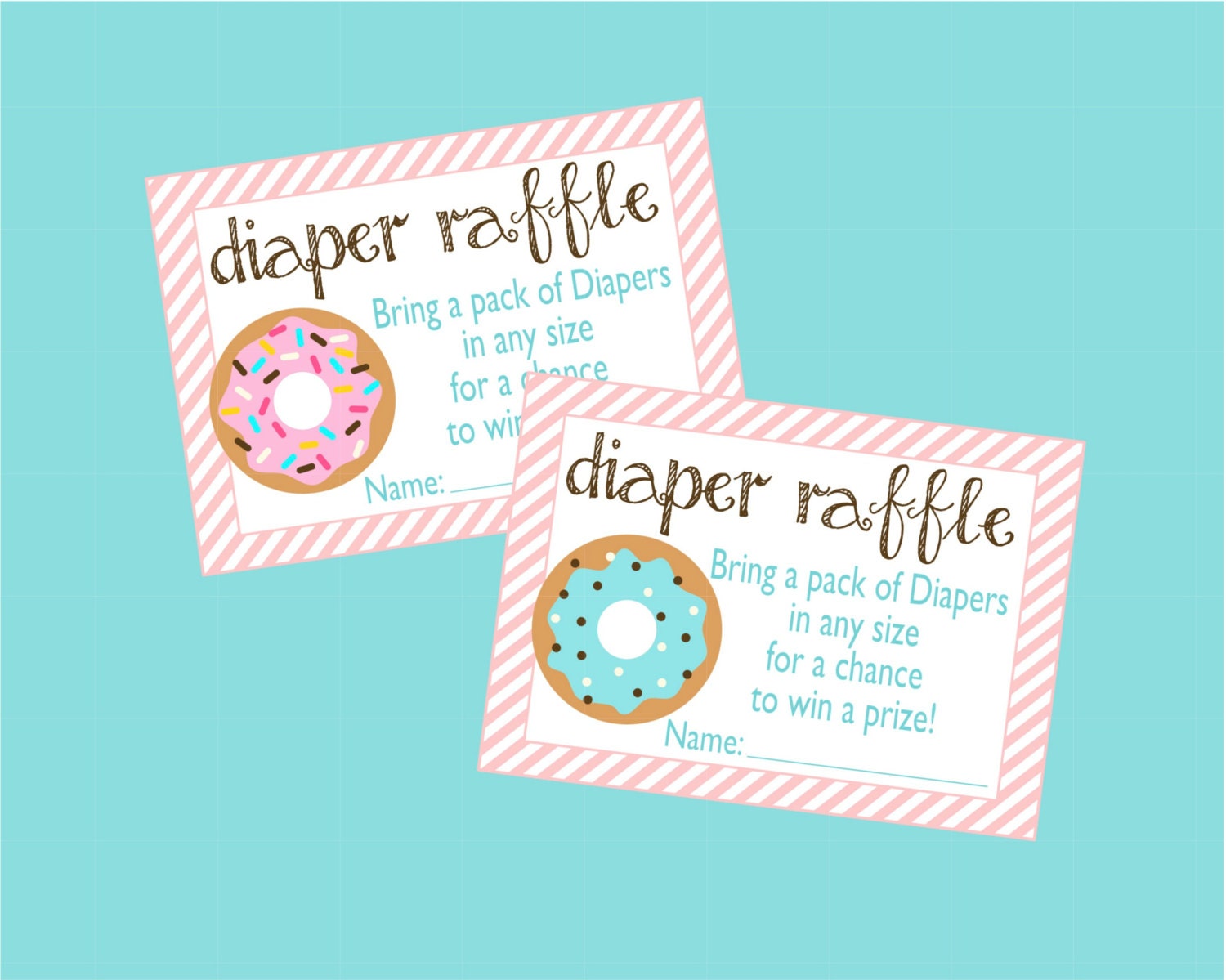 template diaper card baby Diaper Card. Donut Sprinkle Baby Baby Raffle Shower Donut