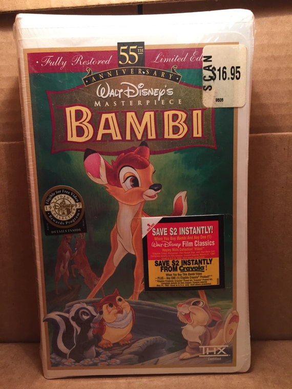 Walt Disney's Bambi 55th Anniversary Edition VHS