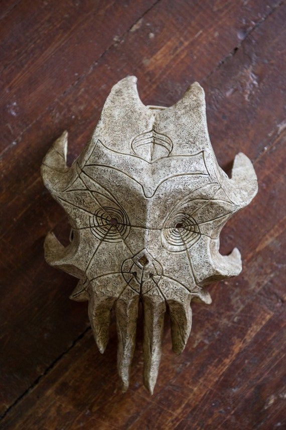 Skyrim Inspired Cultist Dragon Priest Mask Halloween The Elder