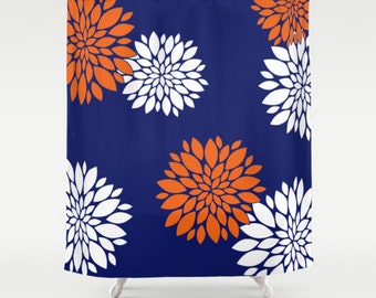 Blue shower curtain | Etsy Blue shower curtain | Etsy