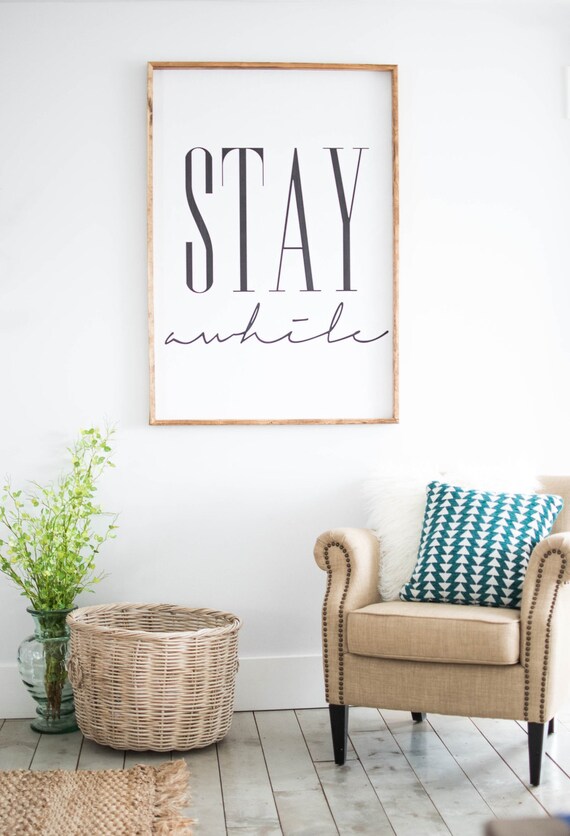 Where Can I Buy Home Decor | stay awhile framed print home decor wall art by Where Can I Buy Home Decor | stay awhile framed print home decor wall art by
