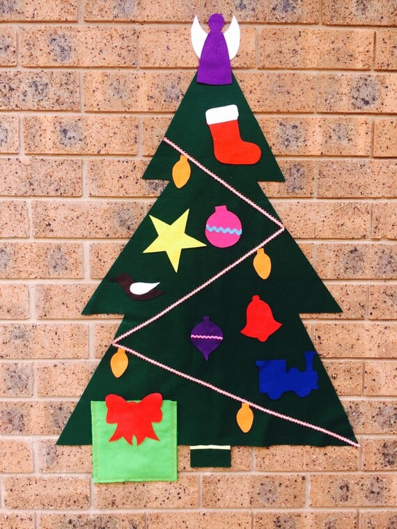 felt christmas tree pack kids play decorations gift felt christmas tree pack kids play decorations gift