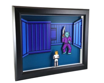 Friday the 13th (NES) Shadow Box