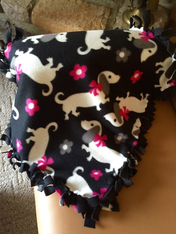 Items similar to NoSew Fleece Dog Blankets on Etsy