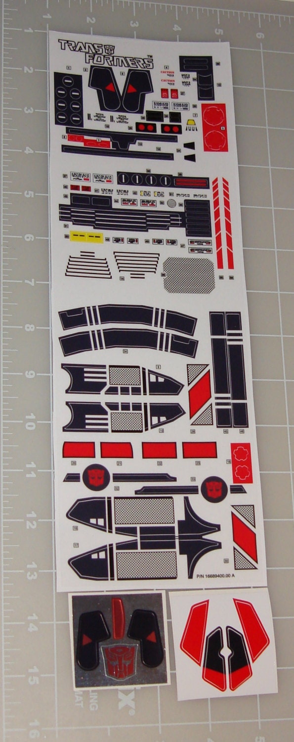 g1 transformers stickers