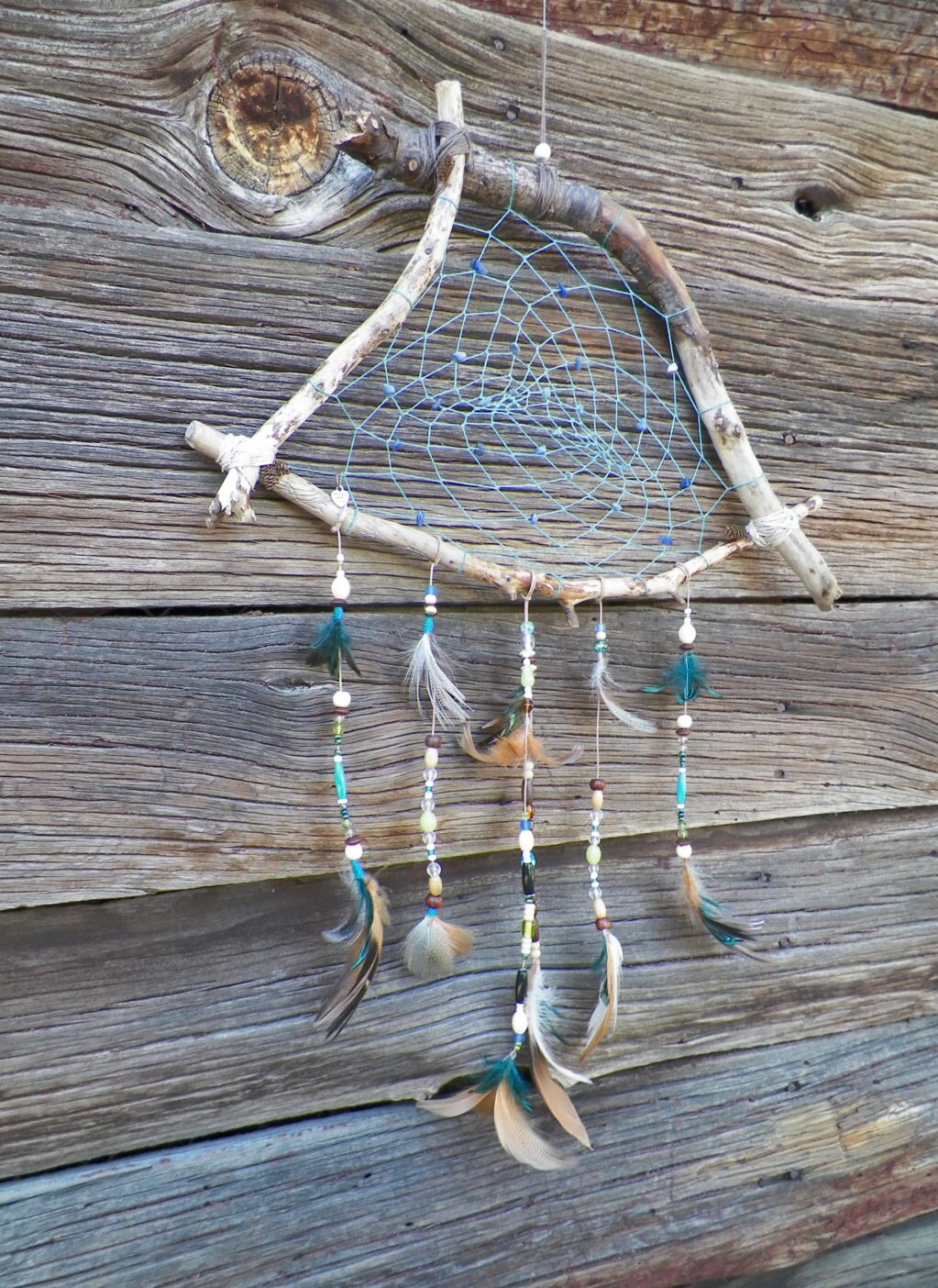 Drift Wood Dream Catcher by WanderingHomeCo on Etsy