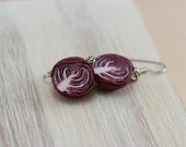 Red Cabbage Earrings