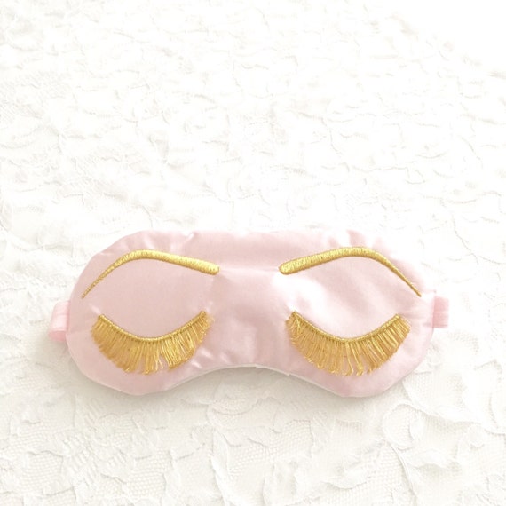 Holly Golightly sleep mask Eyelashes sleep mask by GoiaBoutique