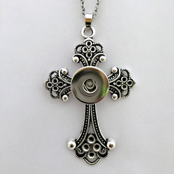 P120 Cross Snap Pendant ONLY NO CHAIN by SimpleEleganceCole