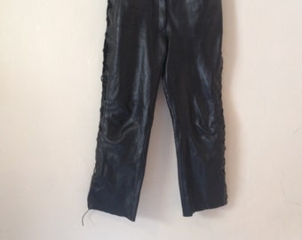 Leather trousers | Etsy