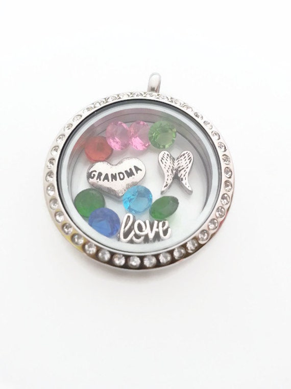 Grandmother locket necklace Clearance