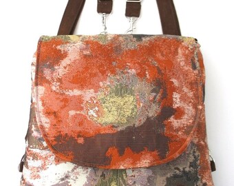 backpack bag converts to crossbody bag ,messenger backpack, convertible backpack purse, zipper bag, fit ipad,