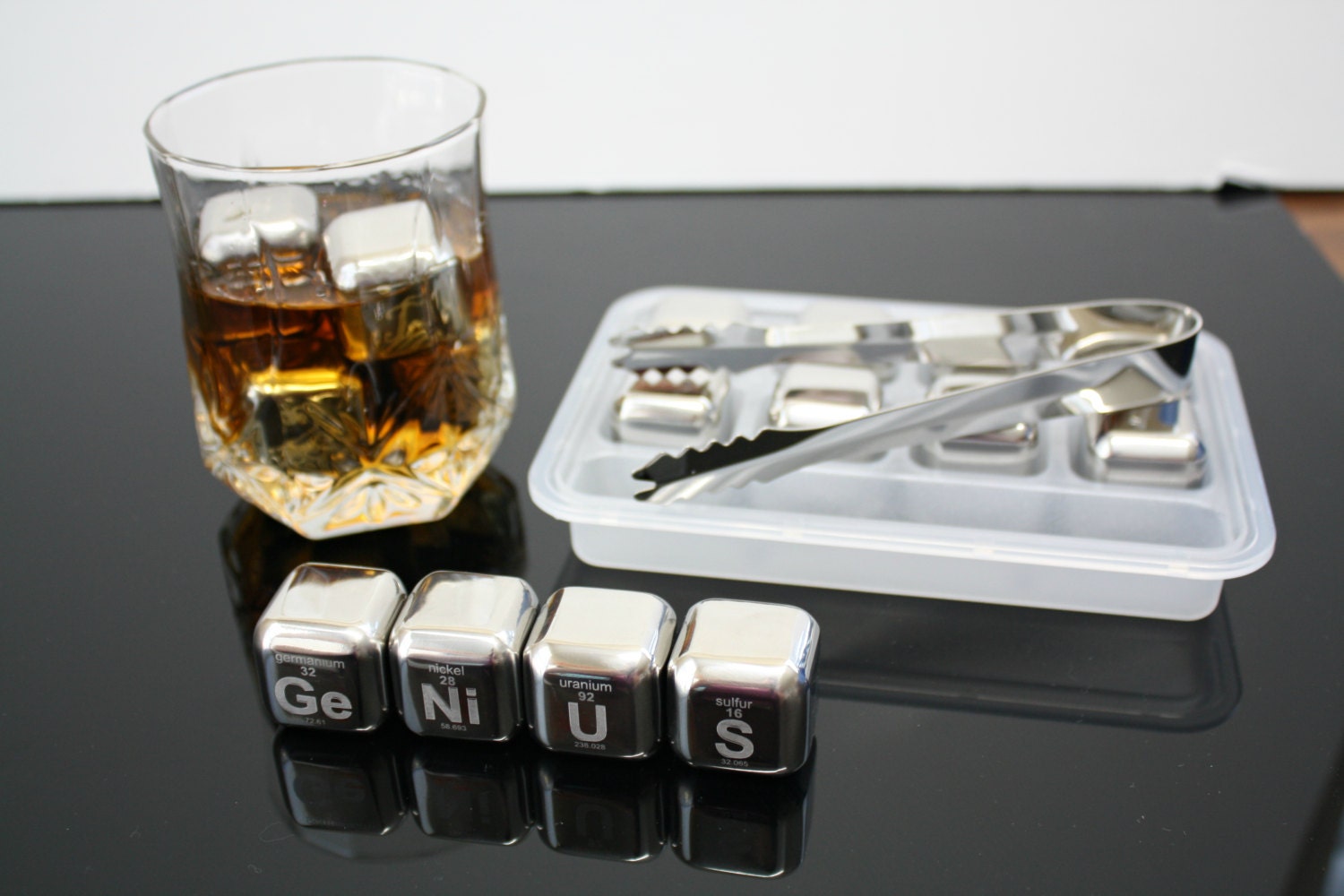 Whiskey Rocks Stainless Steel Periodic Table of Elements