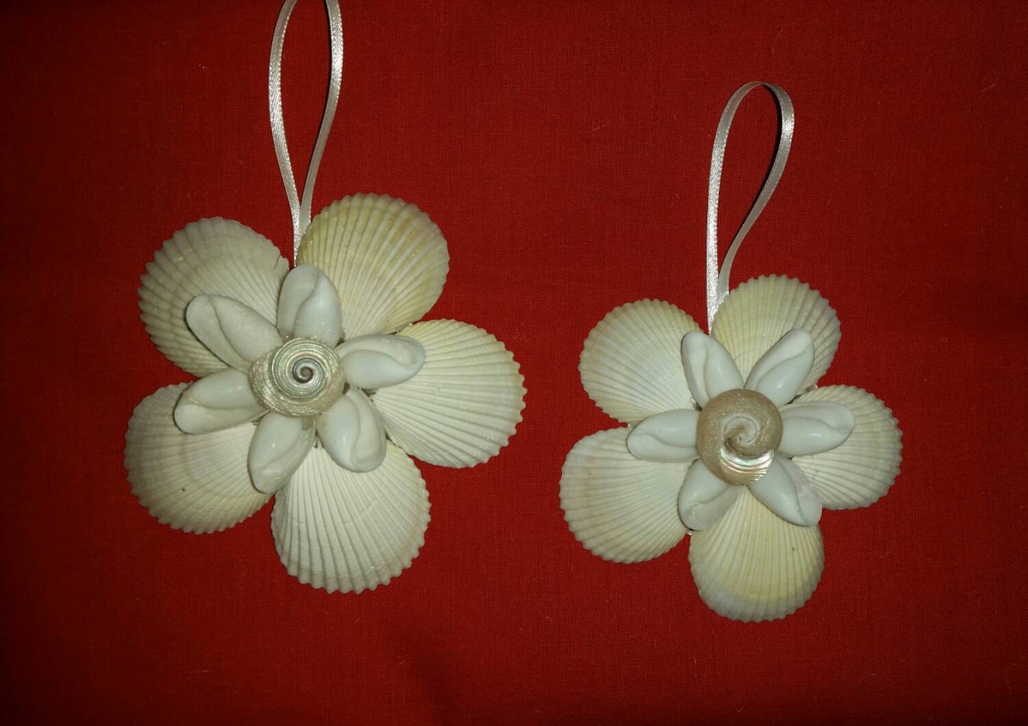 seashell flower christmas ornament seashell christmas seashell flower christmas ornament seashell christmas