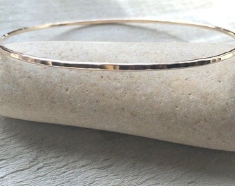 Bangle, Gold Bangle Bracelet, Gold Fill Bangle, Classic Bangle, Handcrafted Bangle, Textured Bangle,Stacking Bangles