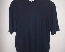 vintage 90s yves saint laurent pop art designer italy tee t-shirt