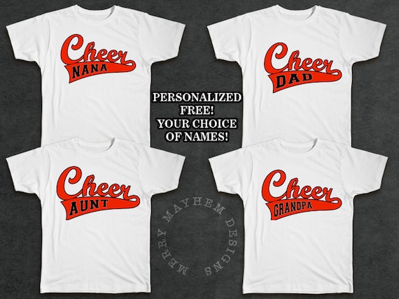 Items similar to Cheer Shirts, Cheerleading Gifts, Cheer Gifts, Cheer ...