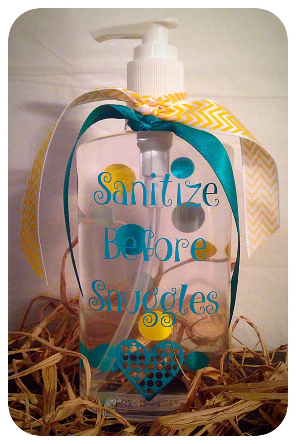 Hand Sanitizer Personalized Baby Shower Gift Back to School