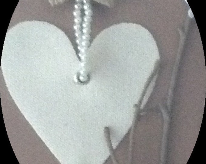 Shadowbox Romantic Heart and Pearls