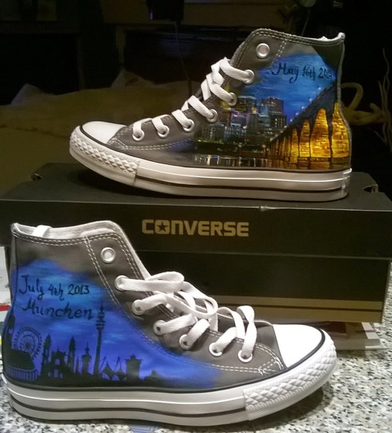 hand painted converse wedding shoes custom wedding shoes