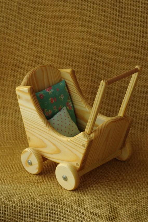 wooden stroller