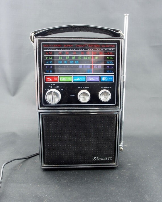 Items similar to Stewart MultiBand Super Circuit Radio, Vintage Multi