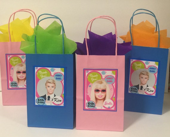 Barbie & Ken party bags 12