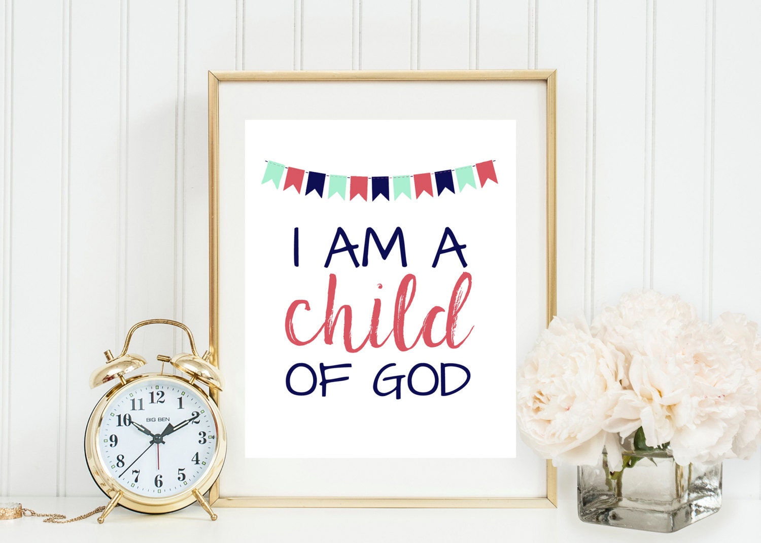 I am Child of God Print Adoption printable boy or girl