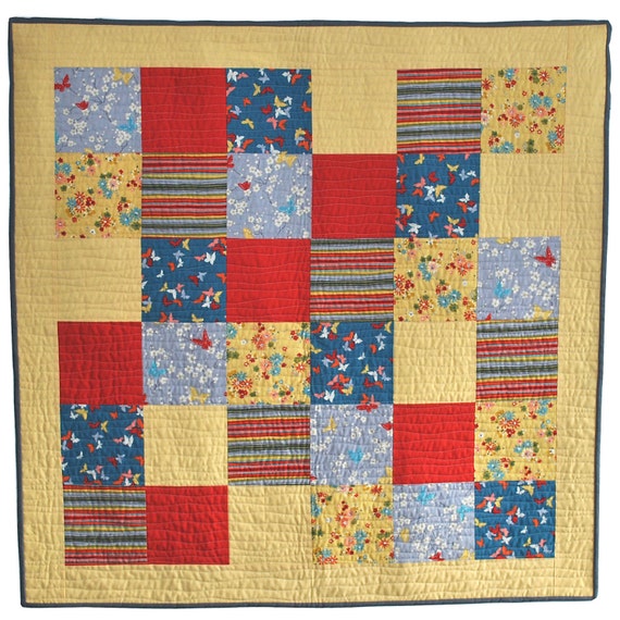 Beginner's Quilt Kit in Michael Miller's Sea Holly by SewmotionUK