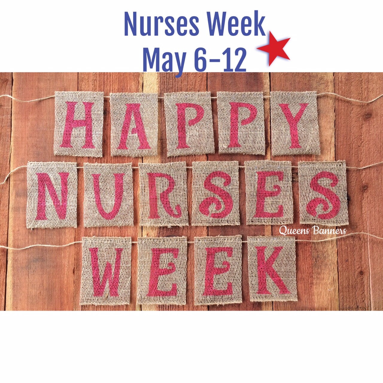 Nurses Week Gifts Burlap Banner Nurse Appreciation Gifts RN