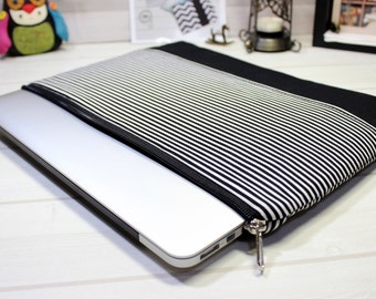 Laptop sleeve, zippered Macbook case, 13 inch laptop case, Macbook Pro case, Macbook Air case, Macbook Pro sleeve, New Macbook Pro case