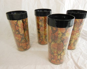 Thermo-Serv Insulated Glasses, Set of 4 - Vintage