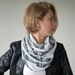Printed scarves Book scarf infinity scarf by ChamomileAccessories