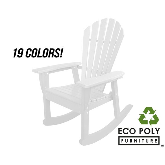 Rocking Adirondack // Rocking EcoAdirondack Deck Chair // Recycled 