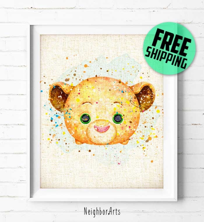 lion king nala print disney tsum tsum