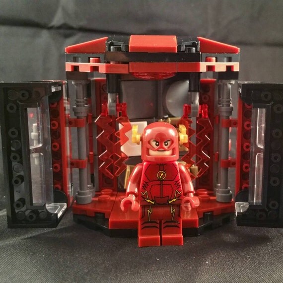 custom lego flash minifigure