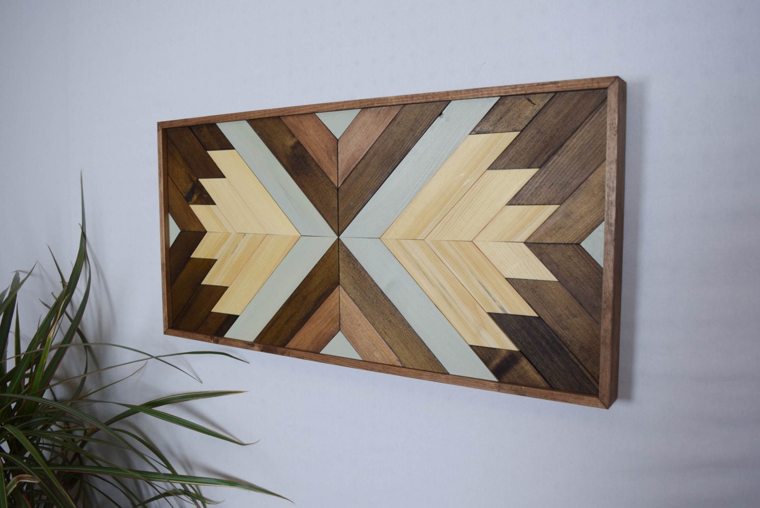 wood wall art wooden wall art geometric by